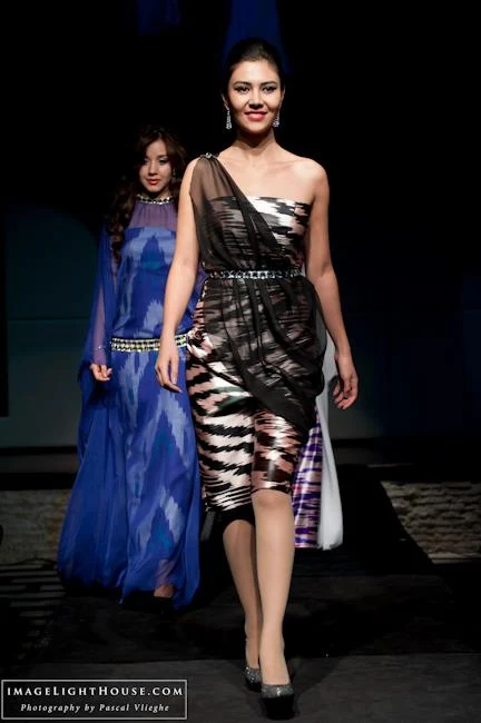 Zamira Ermatova fashion collection on the runway